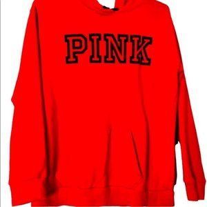 PINK Victoria's Secret Womens Victoria’s Secret Hoodie Size M Red